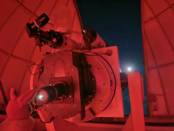 Checking out the moon at the observatory 🔭🌕